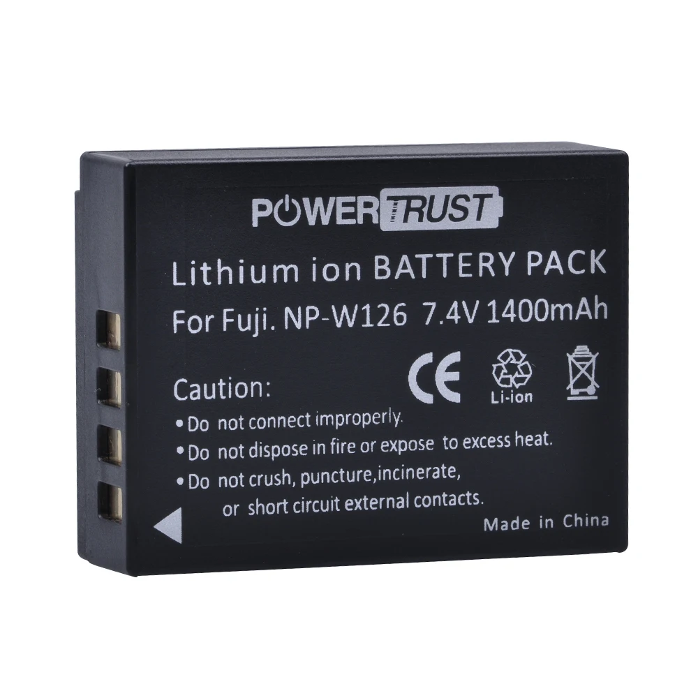 1x 1400mAh NP W126 NP W126 Camera Battery For Fuji X100F XT20 XPro1