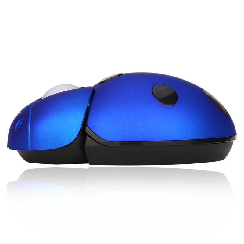 AAAJ 2.4Ghz Beetle Беспроводная Usb игровая мышь милые животные компьютерная без батареи