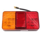 1 Pair 12V 40 LED, Rear Tail Lights, Stop Indicator Lamp, Truck Trailer Van Bus Car Accessories hot sale
