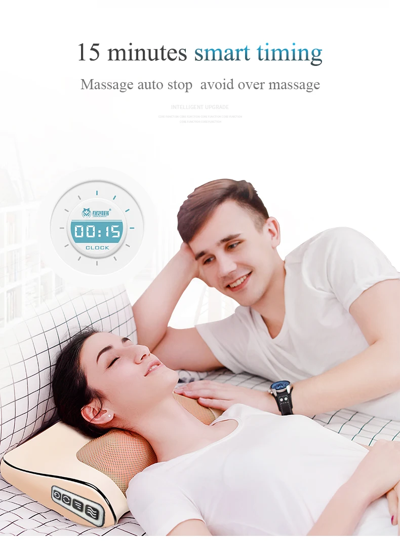 Best Pillow for Neck Pain - Infrared Heated Neck, Shoulder Pillow Massager