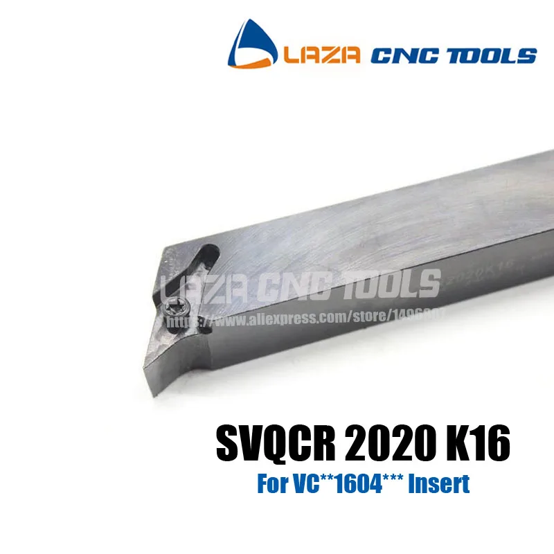 SVQCR2020K16 SVQCL2020K16 Indexable External turning tool holder 117.5 Angle SVQCR SVQCL Lathe Cut Turning Tool CNC | Инструменты