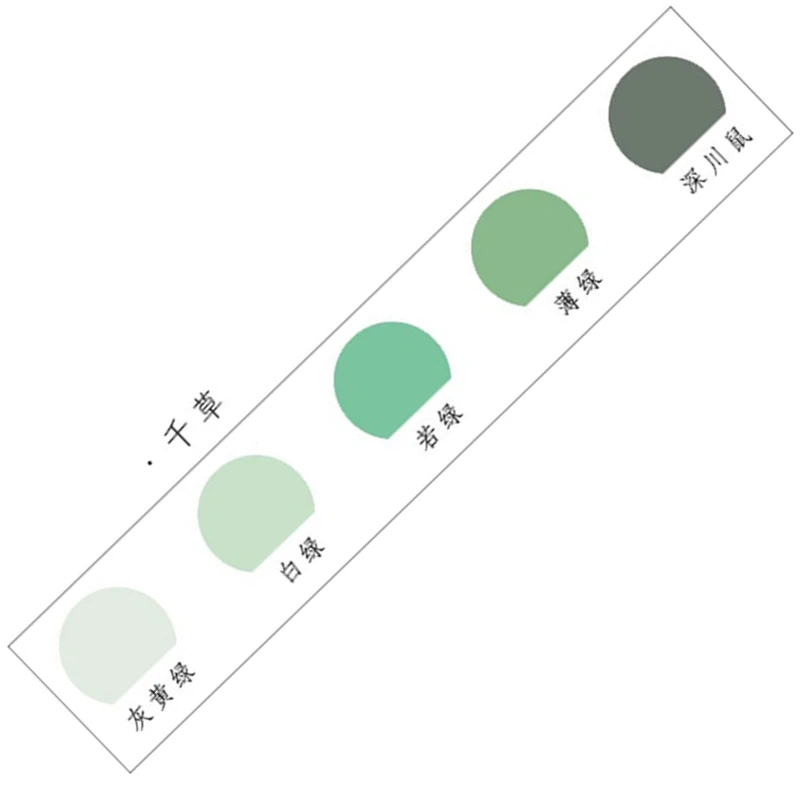1 упак./лот простой 6 цветов мини-блокнот note row memo pad kawaii Заметки Скрапбукинг планировщик наклейки - Цвет: Green