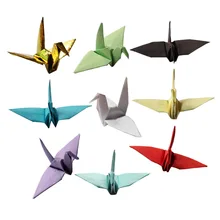 50Pcs DIY Handmade Crane Pearly Origami Paper Crane For Wedding Decorations Party Banner Valentine's Day Birthday Party Supplies 50Pcs DIY Handmade Crane Pearly Origami Paper Crane For Wedding Decorations Party Banner Valentine's Day Birthday Party Supplies