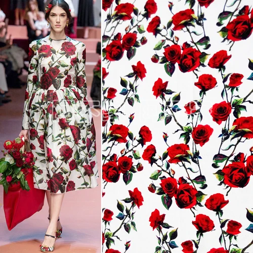 flower material style