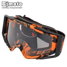BJMOTO NEW Motocross Goggles Cross Country Skis Snowboard ATV Mask Oculos Gafas Motorcycle Helmet MX Goggles Spectacles