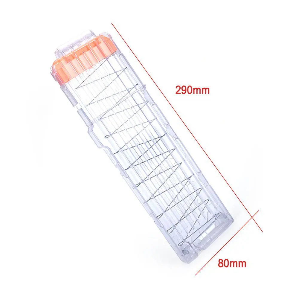 Портативный размер Тактический 18 Дартс прозрачный зажим бластеров игрушечный пистолет 18 клипса картриджа