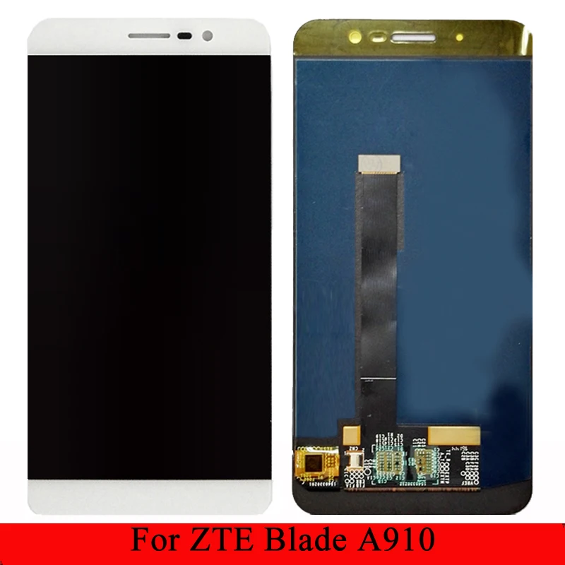 

For ZTE Blade A910 BA910 TD-LTE LCD Display + Touch Screen 100% Assembly Repair Parts 5.5 Inch Mobile Accessories