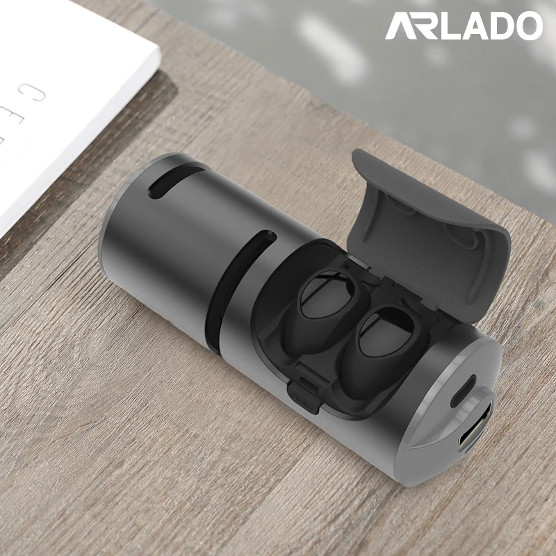 

Arlado T8 Wireless Bluetooth Earphone 3-in-1 Bluetooth Speaker Multi-Functional Touch Control Headset with 1200mAh Mobile Power