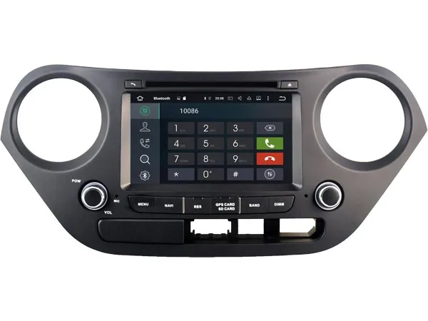 Top Android 8.0 CAR Audio DVD player FOR HYUNDAI I10 2014-2015 gps Multimedia head device unit receiver BT WIFI 20