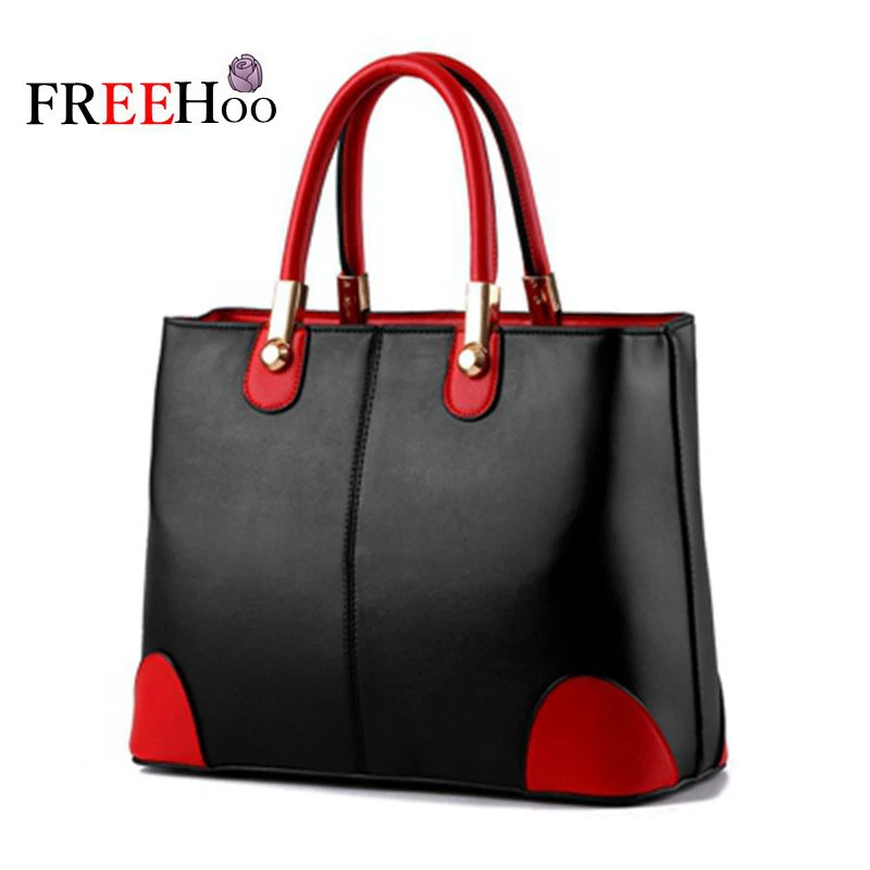 

In Europe and America luxury pu leather new black and white mosaic metropolis handbag slung fashion shoulder bag