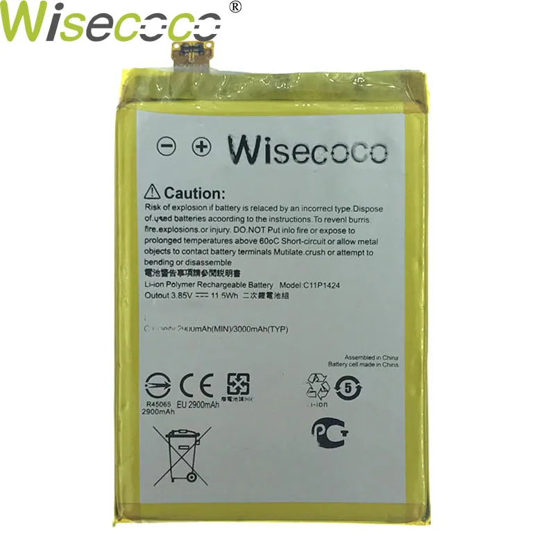 

Wisecoco 2900mAh C11P1424 Battery For ASUS ZenFone 2 Z00A/Z00AD/ZE551ML/ZE550ML/Z00ADB/Z00BD 5.5inch Phone With Tracking Number