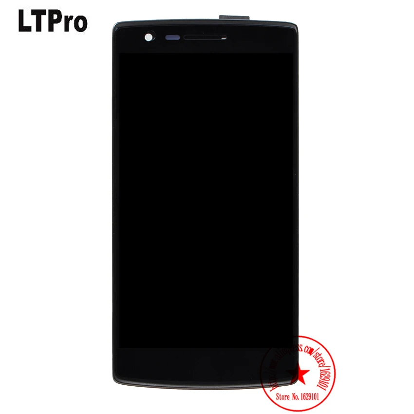 

LTPro TOP Quality Black For Oneplus One LCD Display Touch Screen Digitizer Assembly with Frame For Oneplus One 1+ Mobile Parts