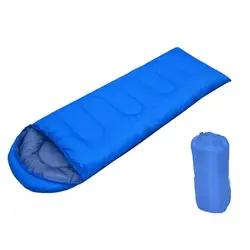 Напольный Ультра свет спальный мешок из полиэстера удобный трехсезонный Открытый Кемпинг путешествия конверт спальный мешок