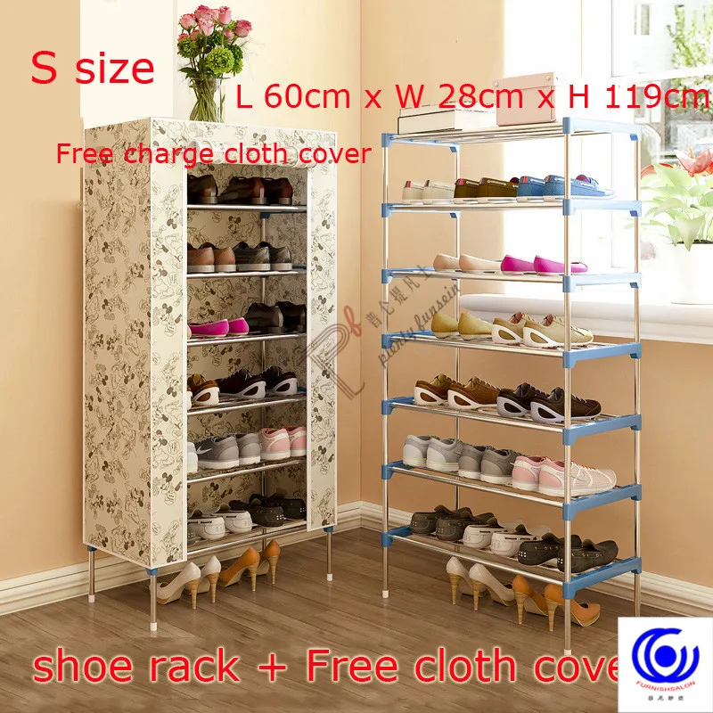جديد دولاب أحذية متعددة الطوابق غرفة المعيشة المنزلية الجمعية القماش خزانة خذاء عنبر حامل مُنظِم تخزين الرف