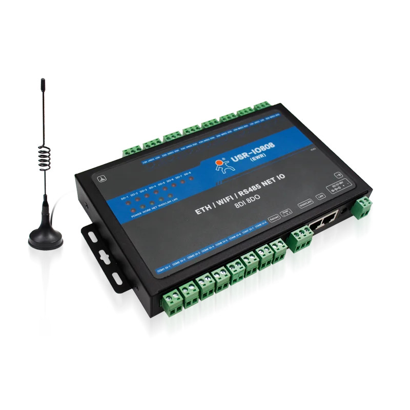 USR IO808 EWR 8 полосный WIFI Ethernet сетевой контроллер IO поддерживает канальный выход/вход