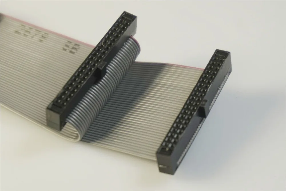 

2 pcs 40 Pin 1.27 mm Pitch IDC Socket Extension Flat Ribbon Cable 80 100 120 150 200 250 300 mm for ISP JTAG DAP AVR IDC Cable