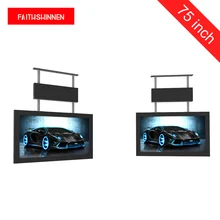 75 дюймовая высокая яркость потолочный дисплей android настенный ЖК-видео рекламный плеер для роскошных брендов магазинов