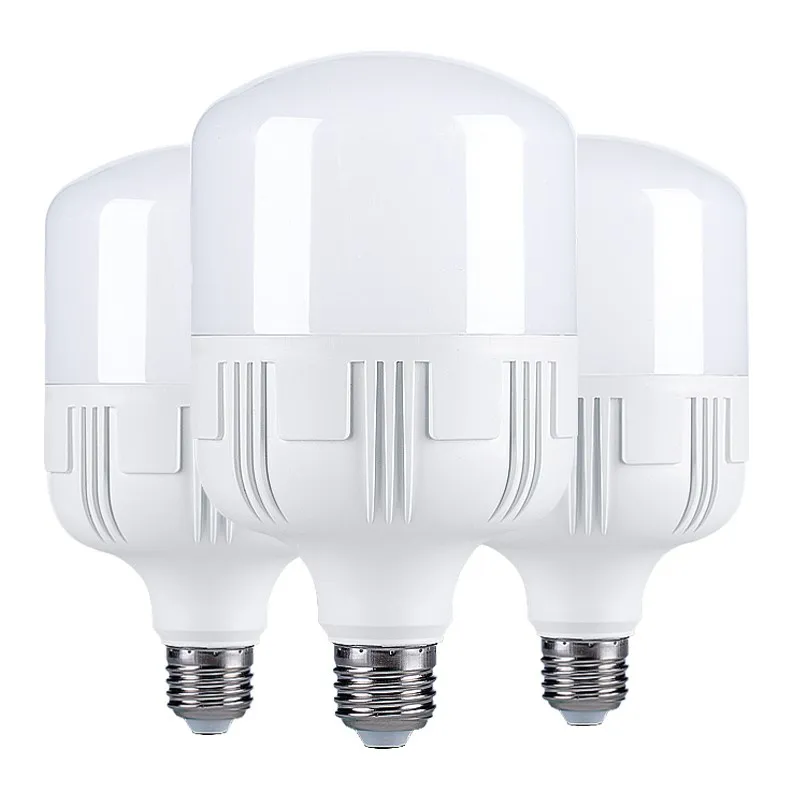 Светодиодная подсветка E27 220V AC Энергосберегающая лампочка теплая 20W 30W 40W 50W Супер