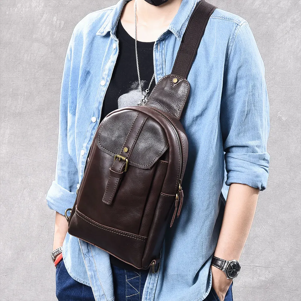 man's messenger bag Men shoulder Genuine leather Chest Bags Travel Crossbody business Messenger bags Male Handbag man's messenger bag Men shoulder Genuine leather Chest Bags Travel Crossbody business Messenger bags Male Handbag