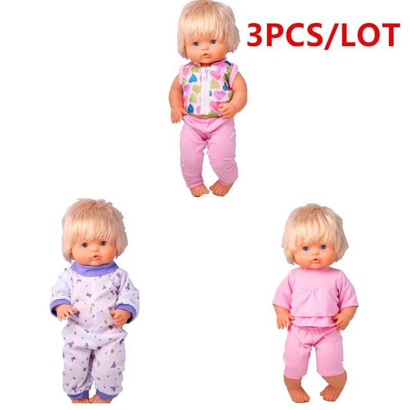 41 см кукла Nenuco одежда Ropa y su Hermanita 3 шт./лот Новая повседневная и платья для 16 дюймов