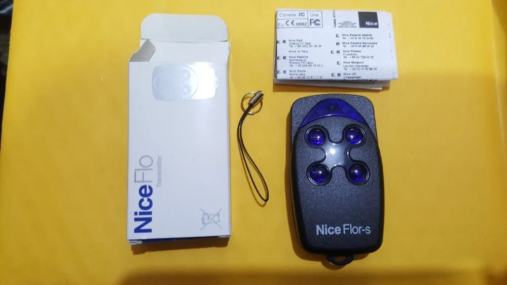 как открыть брелок nice flor s разобрать