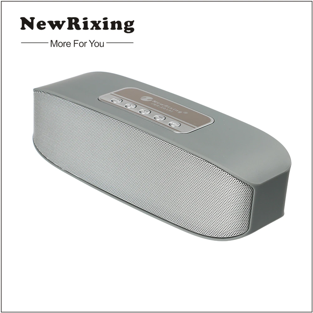 Портативная Bluetooth колонка NewRixing беспроводная с объемным сабвуфером|subwoofer stereo|caixa