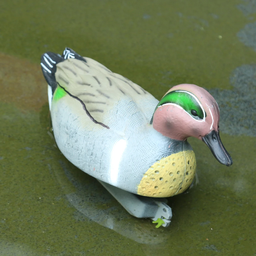 5 Kinds Pool Floating Duck Ducklings Fish Pond Ornament Plastic Decoy Scarecrow Mallard Ducks Outdoor Kids Toys