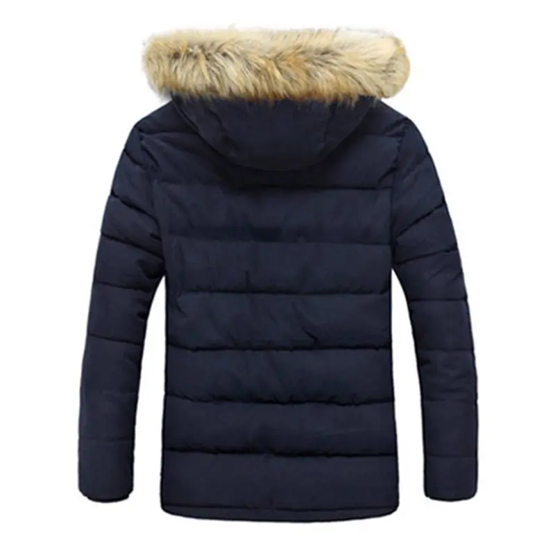 Promotion 2019 Men Wool Jacket Thick Coats Casual Winter Warm Outwear Military Man Cotton Jackets Woolen Overcoat Mens Parka