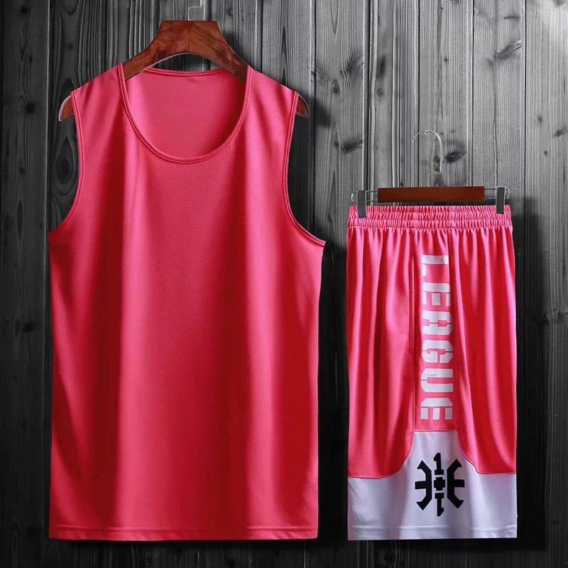 Professional Basketball Jerseys Sports clothing Men/Kids Shirt + Shorts Uniforms Set Breathable Training suits
