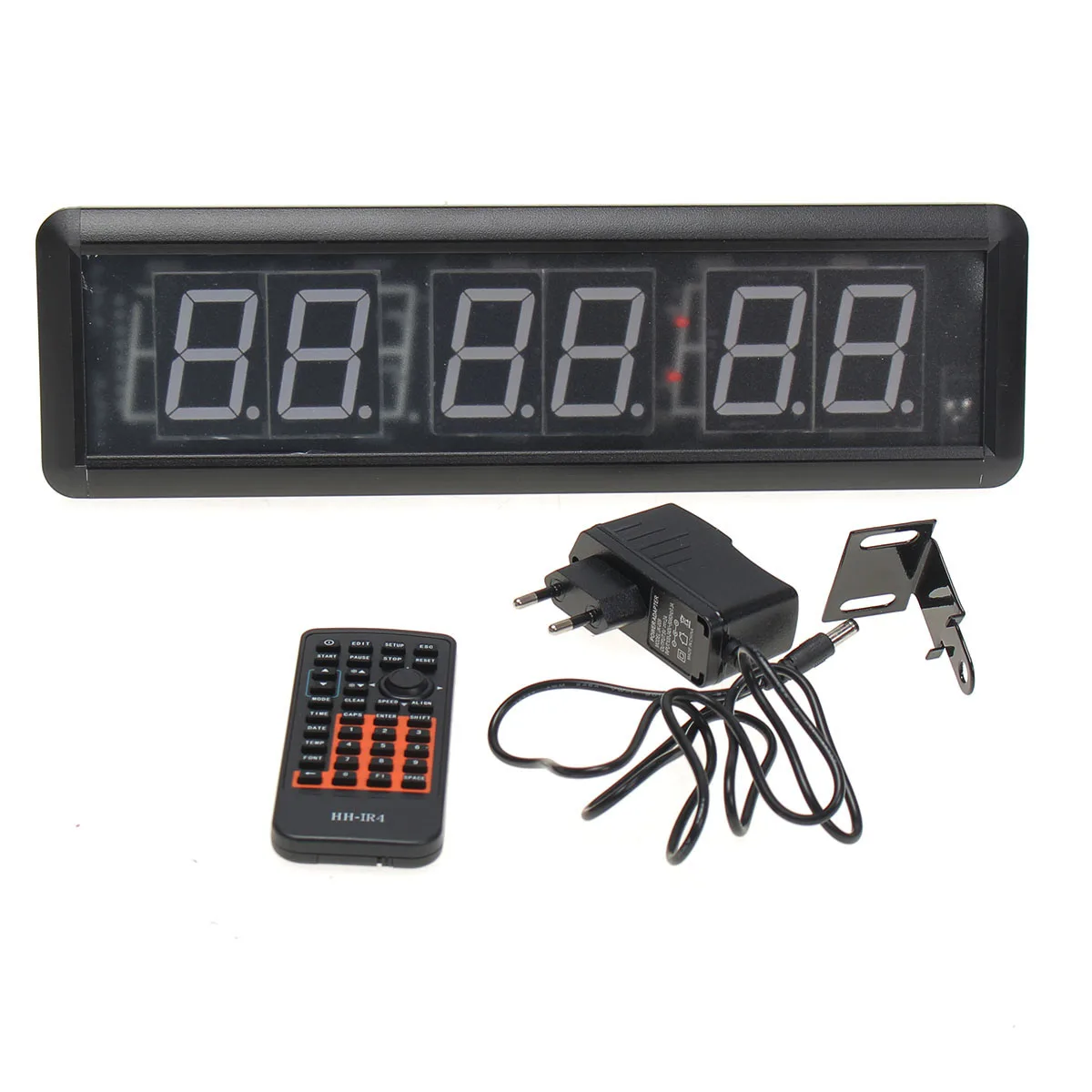 

Multifunction Fitness Timer Led Wall Clock Mute Large Decorative Vintage Watch with Remote for Gym Fitness Training