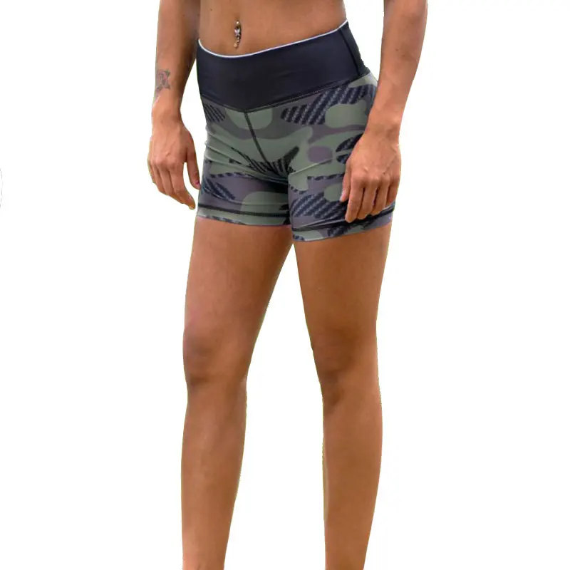 LANTECH Women Shorts Joggers Jogging Sports Running Yoga Sportswear Fitness Exercise Gym Compression Shorts Honeycomb Printing