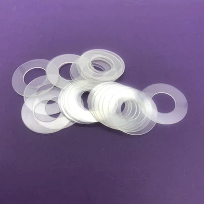 

100pcs M1.5 M1.8 M2 M2.1 M2.3 M2.5 Mlastic flat gasket Environmentally friendly Insulating washer thickness 0.3mm-0.5mm