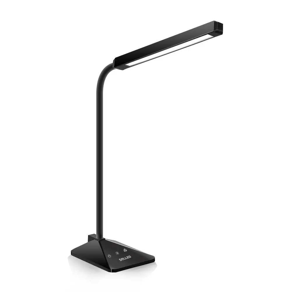 

LumiParty 8W Desk Lamp 48 LED 5 Colors and 5 Levels Brightness Dimmable Table Light with Touch Sensitive Control Panel
