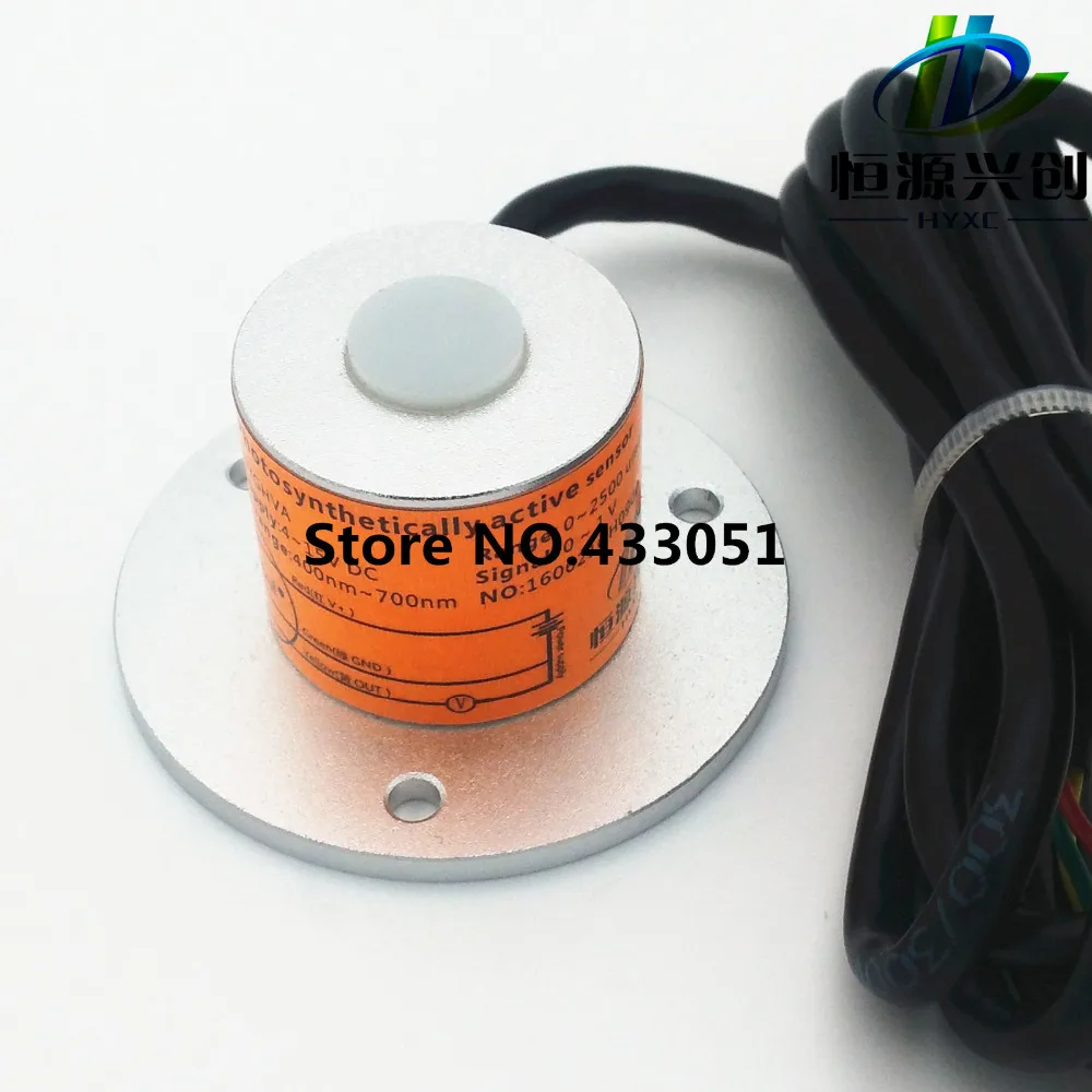 Output voltage signal  Photosynthetic active radiation sensor  Photosynthetic quantum table effectively 3