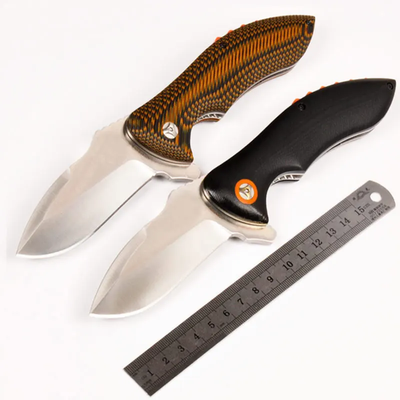

2 style C187 Folding knife ball bearing flipper knife CPM-S30v G10 Handle Tactical Outdoor tool Survival Camp Hunt Pocket Knives