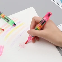 2 шт 20 цветной восковой карандаш корейский креативный граффити милые ручки для детей для живописи, рисования поставка школьная награда офисные