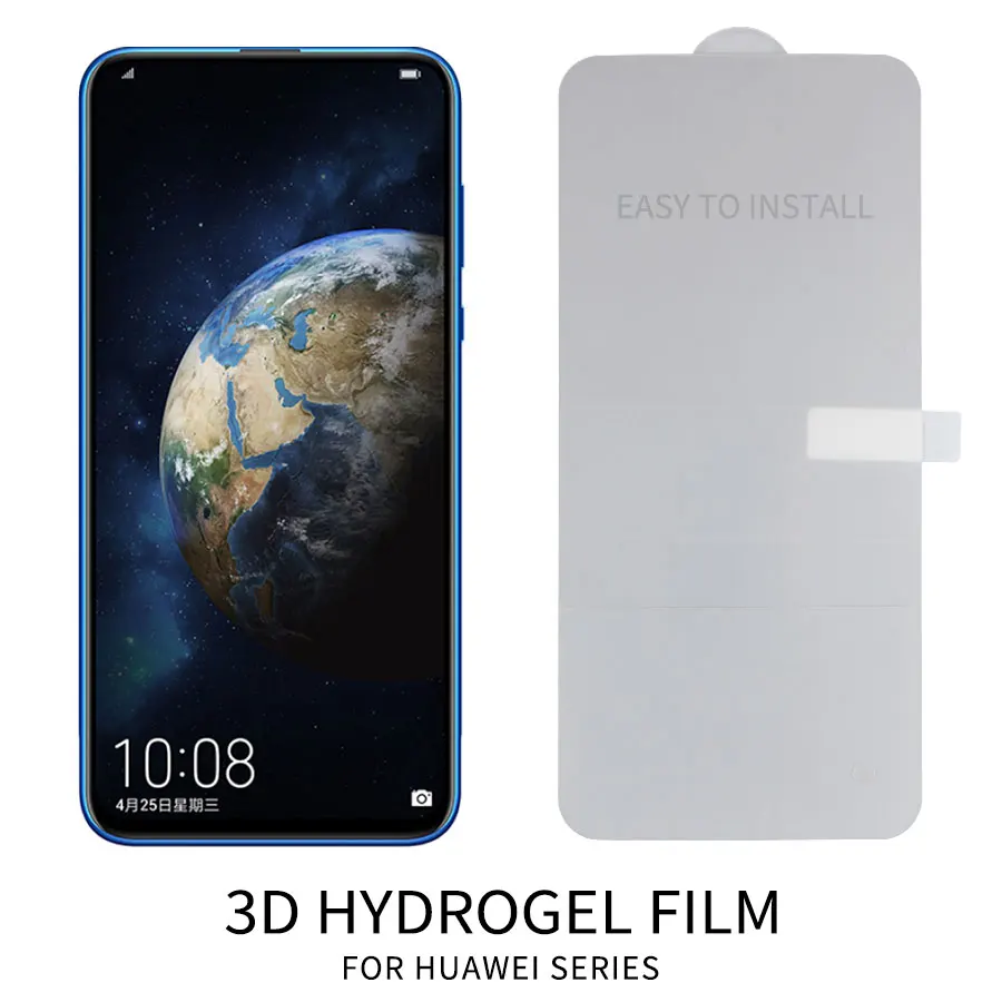 WOLFPSYCH Full Cover Soft Hydrogel Film For Huawei Mate 20 Lite Honor View 8X 7X P20 P30 Pro Y9 2018 Screen Protector | Мобильные