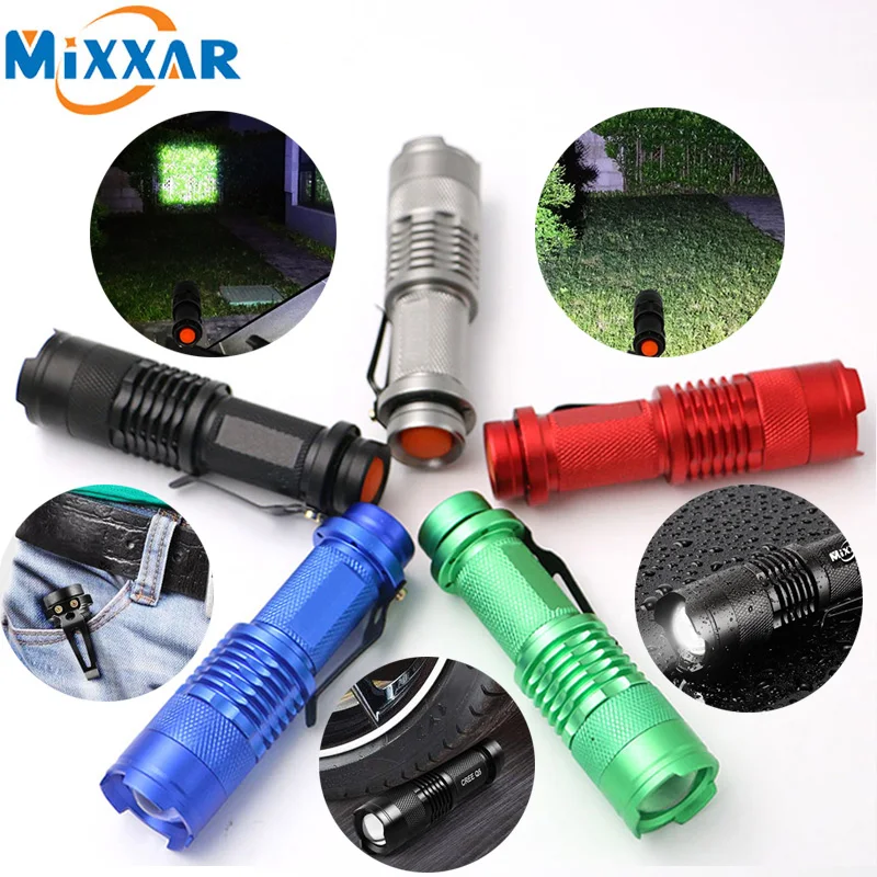 

C1 3000LM Powerful Waterproof LED Tactical Flashlights Portable Camping Hunting LED Torch Lamp Lanterns Lights Self Defense