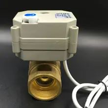 Электрический клапан TF25-B2-B BSP/NPT 1 ''AC/DC9V-24V 3 провода 2-Way DN25 полный порт моторизованный шаровой клапан для нагрева воды/охлаждения