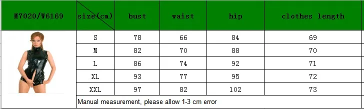 7020 size chart