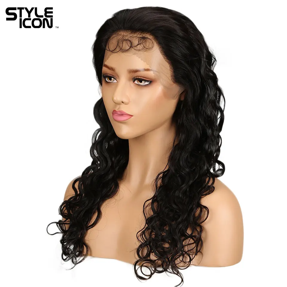 Styleicon Malaysian Hair Wig Body Wave Long Wigs 22inch Remy Human Hair