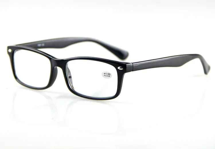 Classic Fashionable Style Mens Black Frame Reading Glasses Readers +1.0