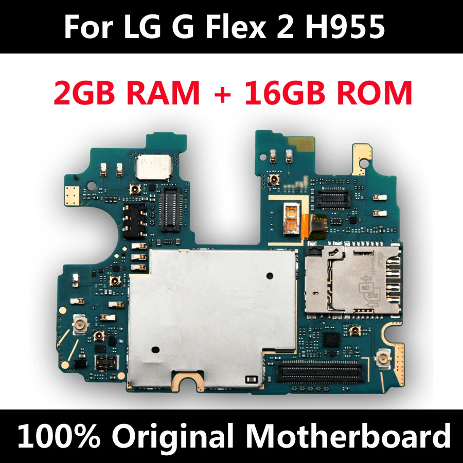 For LG G Flex 2 H955 Motherboard 16GB Unlocked Mainboard