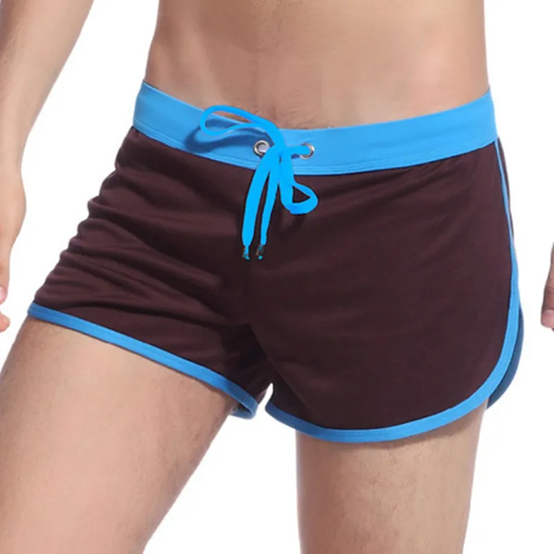 WJ men's sports shorts network-well terylene quick-drying breathable Sleep Bottoms fashion home shorts 