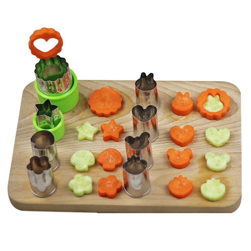 Kitchen Gadgets Cookie Flower Type Vegetable And Fruit Cutter Mold Flower Pattern Butterfly Face Embossing Knife Accessories (2)