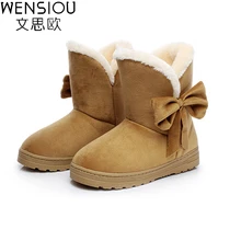 2016 mujeres de invierno Nuevo estilo zapatos de las mujeres suaves cómodas calzado botas botas de nieve caliente de alta calidad femenina femme SAT905