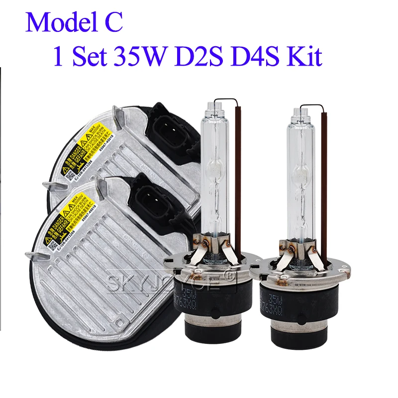 SKYJOYCE Original Car Headlight Kit 35W D2S D4S Xenon HID Kit 5500K D2S D4S HID bulb 85967-45010 35W D2R Xenon Headlight Ballast (9)