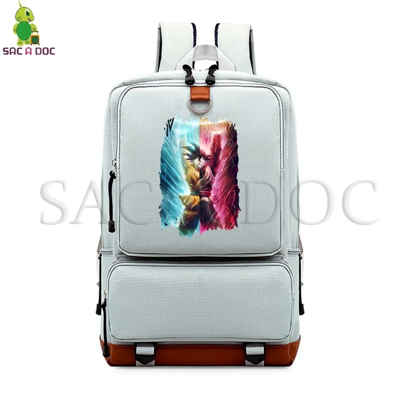 Dragon Ball Z рюкзак Супер Саян Гоку Вегета рюкзак для ноутбука с рисунком для подростков студентов школьные и дорожные сумки