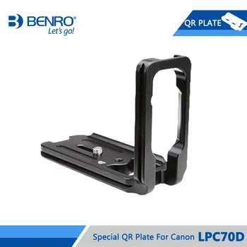 

BENRO LPC70D QR Plate Aluminum Quick Release Plate Special Plate For Canon 70D Camera ARCA Standard Free Shipping