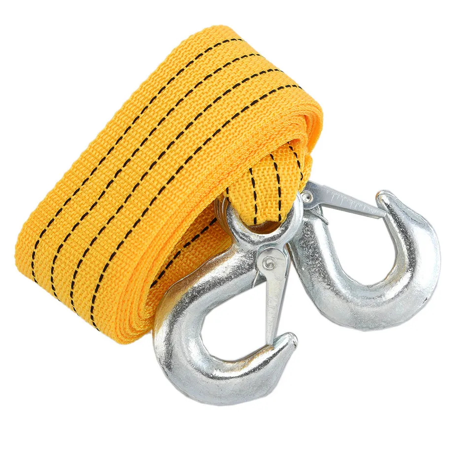 السيارات سحب الكابل سحب سحب حبل 4 متر 5 طن الثقيلة الشريط هوكس فان طريق الانتعاش إسقاط الشحن